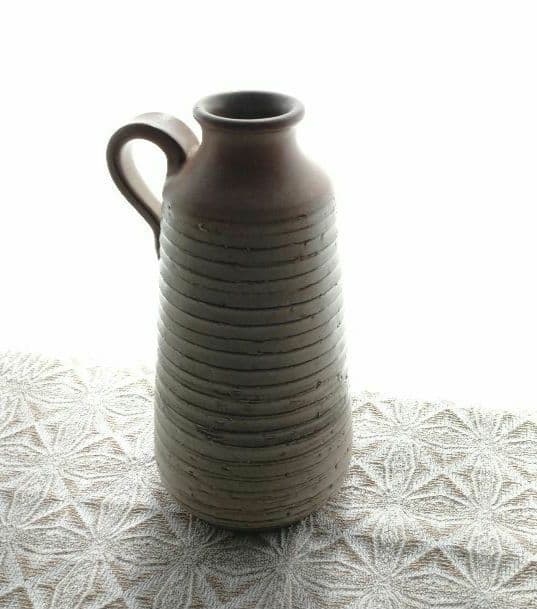 フラワーベース V Gabriel Keramikスウェーデン ヴィンテージ北欧