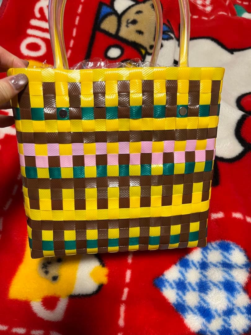 更にお値下げ❗️MARNI 編み込みかごバッグ　未使用品