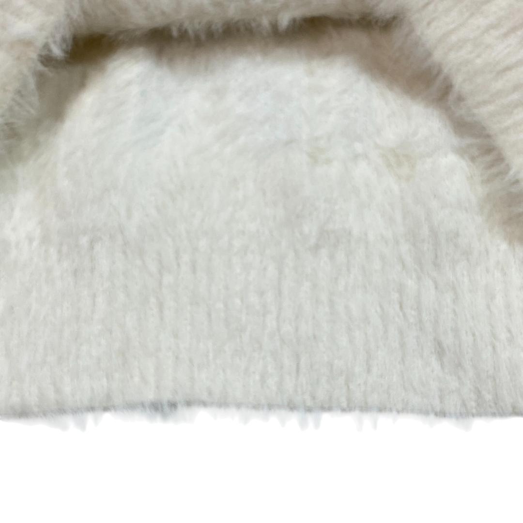 マスターバニーエディション ファー ニットセーター ホワイト ゴルフ レディース