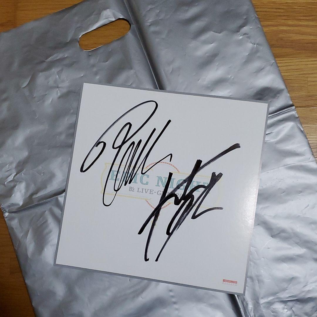 B'z2015Epic night 100枚限定直筆サイン色紙