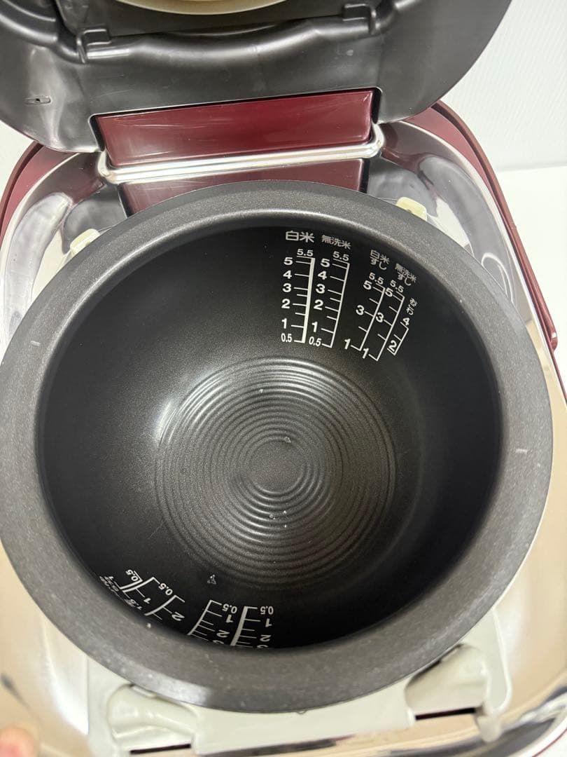 東芝 真空圧力IH炊飯器 RC-10VPH（グランレッド）