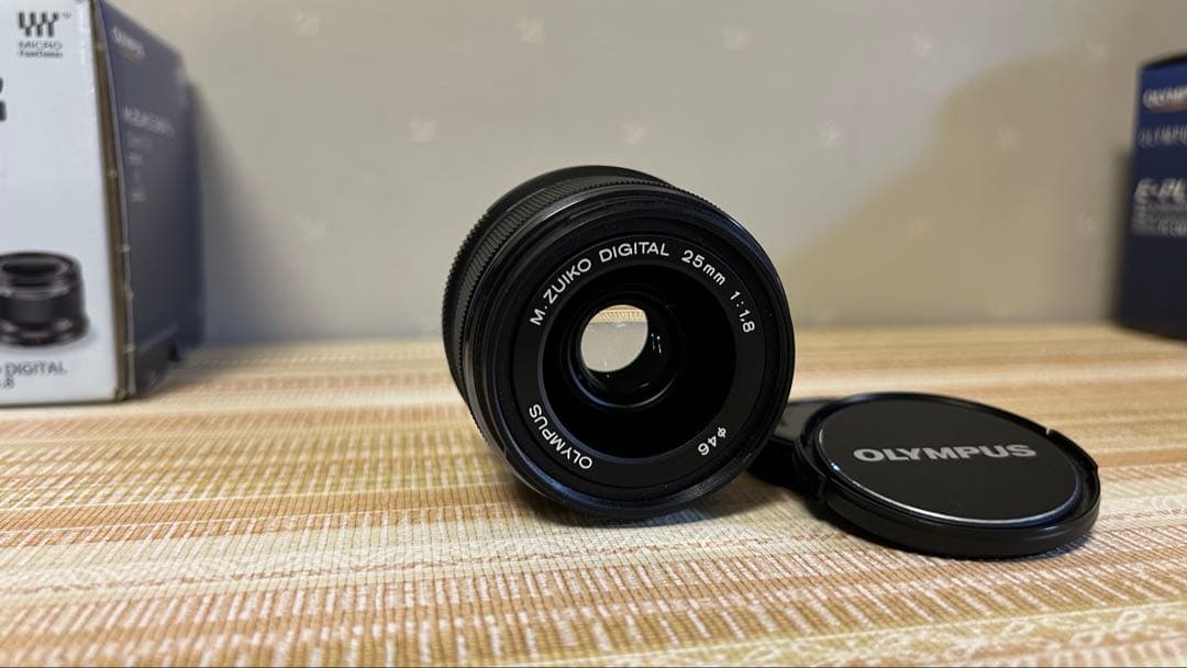 【美品】単焦点レンズ　OLYMPUS 25mm F1.8 LH-49B送料無料