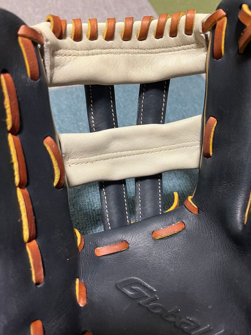 y*u様 ミズノ グローバルエリート 軟式 グラブ 勝色コレクション