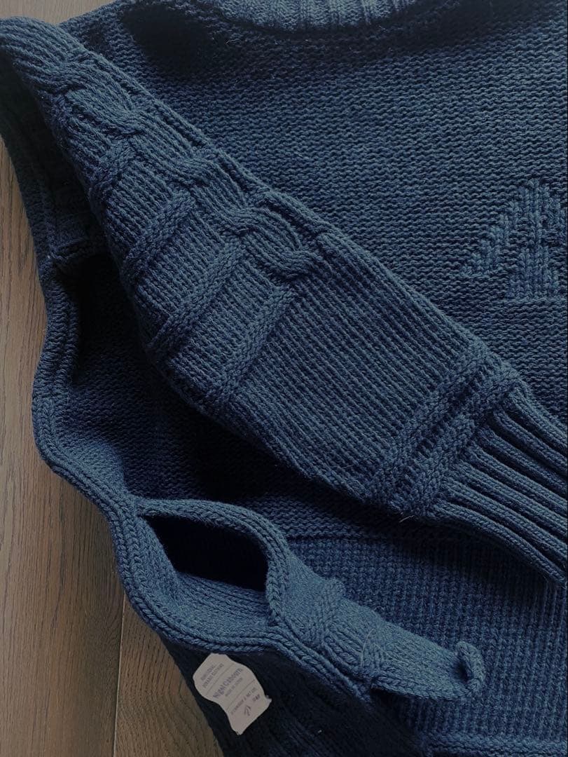 トップス Nigel Cabourn 2-way cable knit sweater