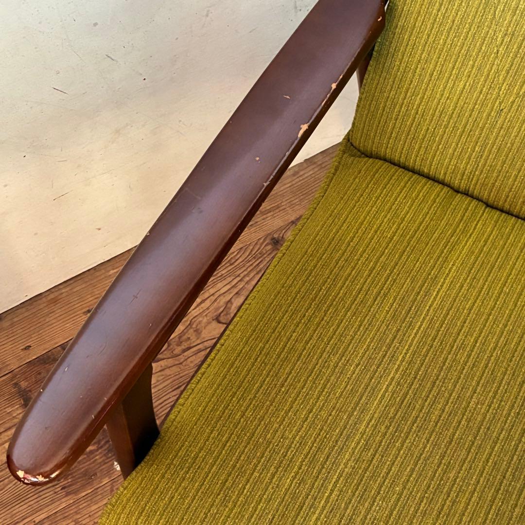 国産ヴィンテージ レトロ 1人掛けソファ ミッドセンチュリー ①