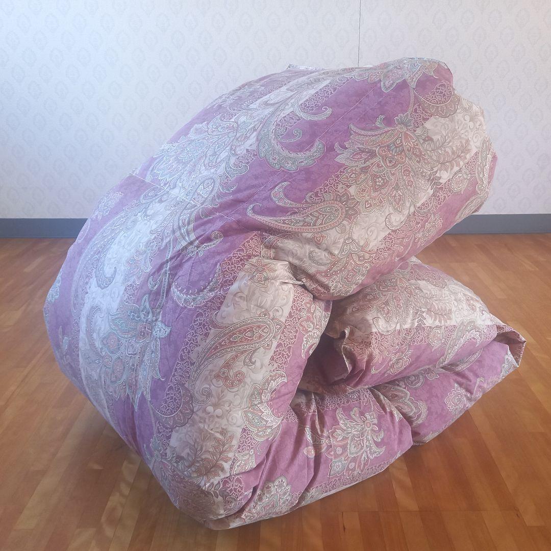 羽毛布団 増量 SDGS リフレッシュ羽毛 高密度生地 清潔 安心 日本製A⑫