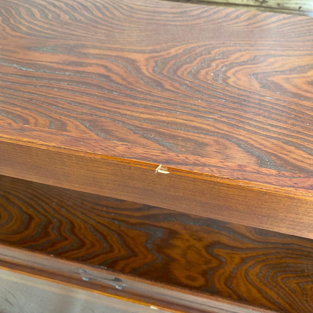 ◯ karimoku カリモク　飾り棚 茶箪笥 茶棚　昭和レトロ