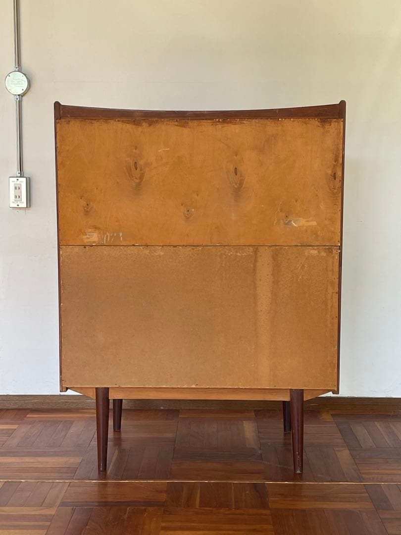 北欧 デンマーク ヴィンテージ チーク ライティング ビューロー