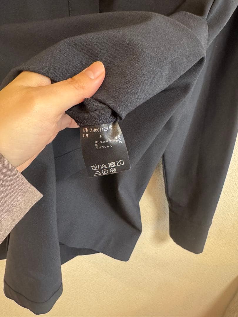 Curensology スフィアボタンブラウス