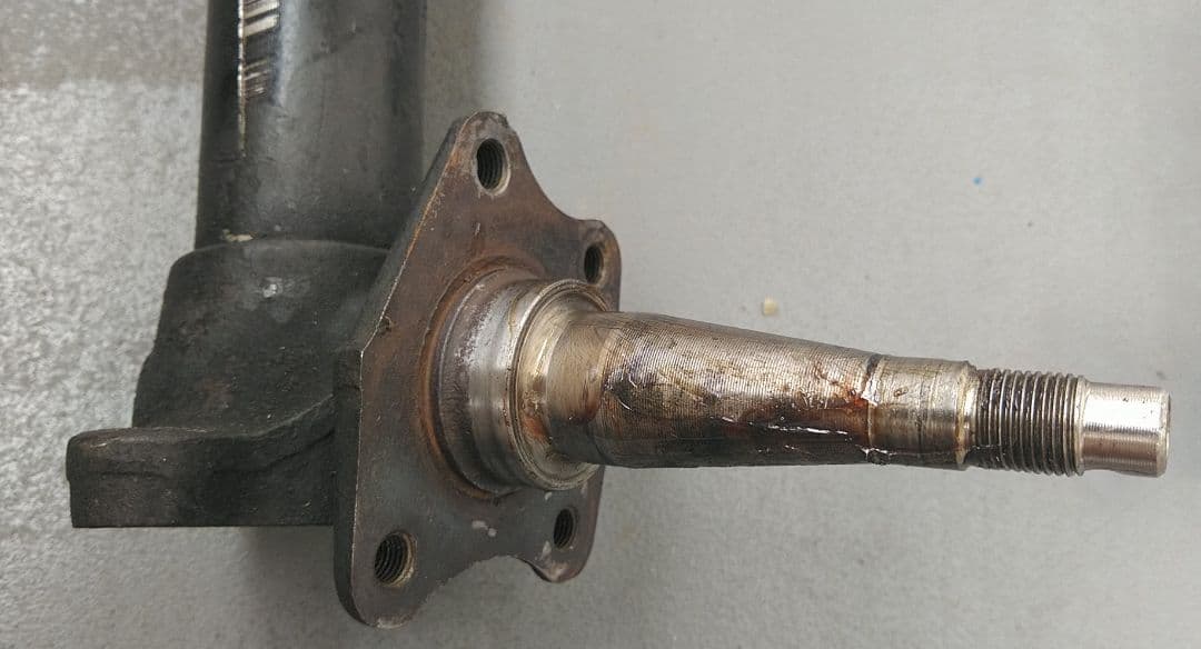 AE86 ネジ式 車高調 フロント ショック スピンドル 純正長カートリッジ用