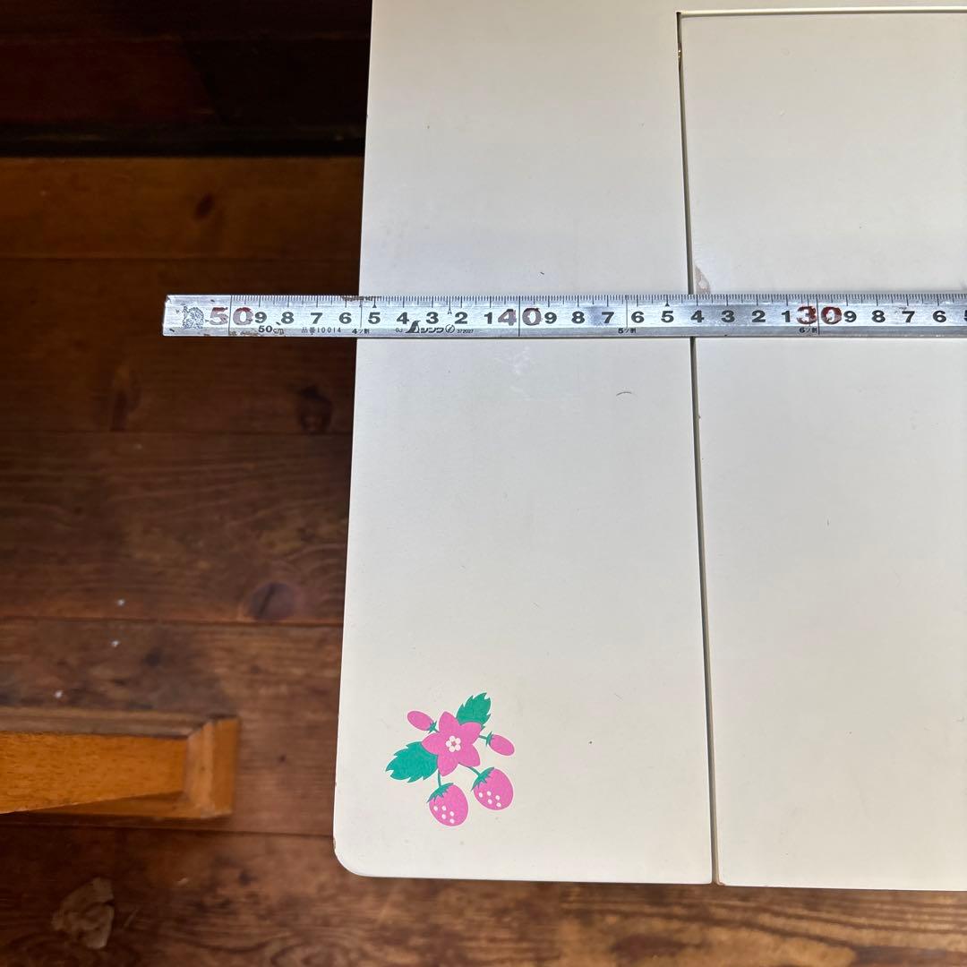 昭和レトロ　サンリオ　ハローキティ　ドレッサー　メイクボックス　机　キャスター付