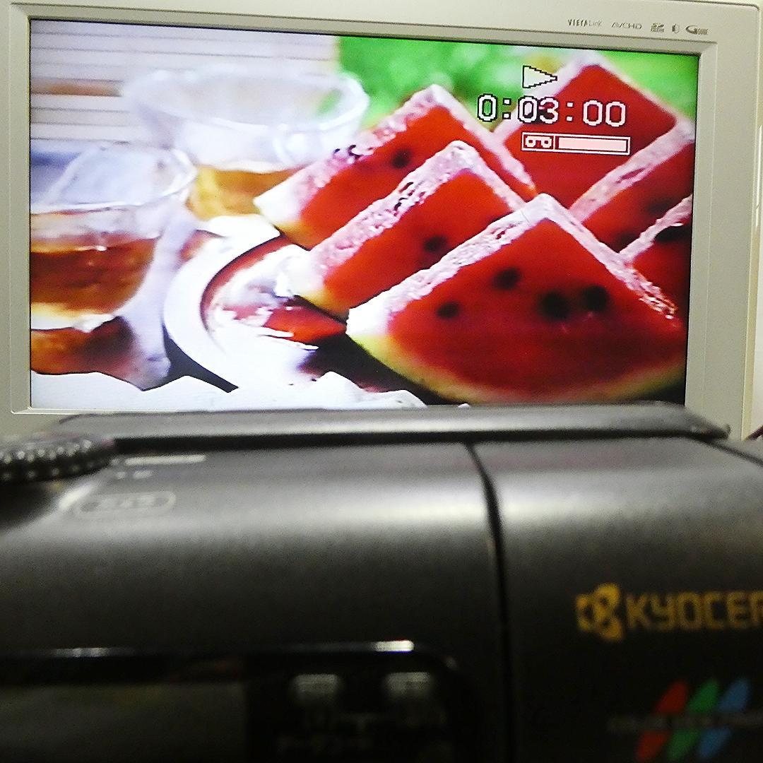 動作良好 Video.Hi8 京セラ　KX-V3 8ミリビデオ　DVD化に最適