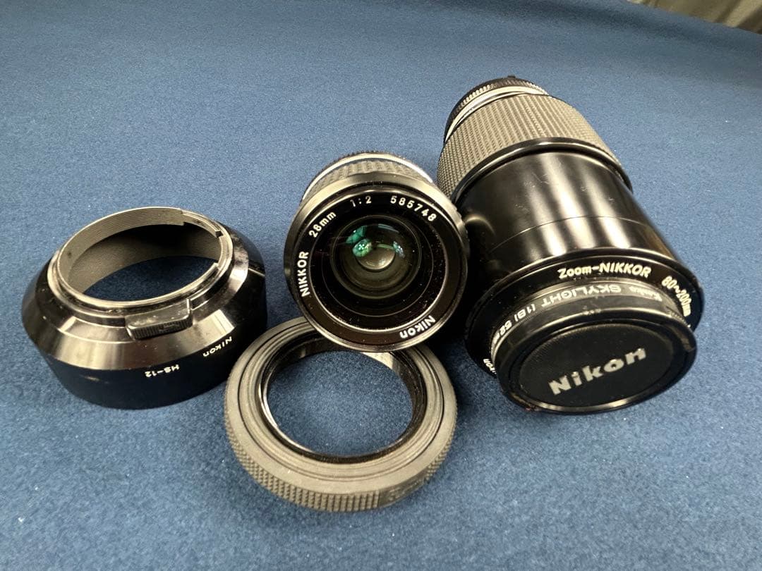 Nikon F3 HP NIKKOR 50mm 1:1.2 、28mm 1:2