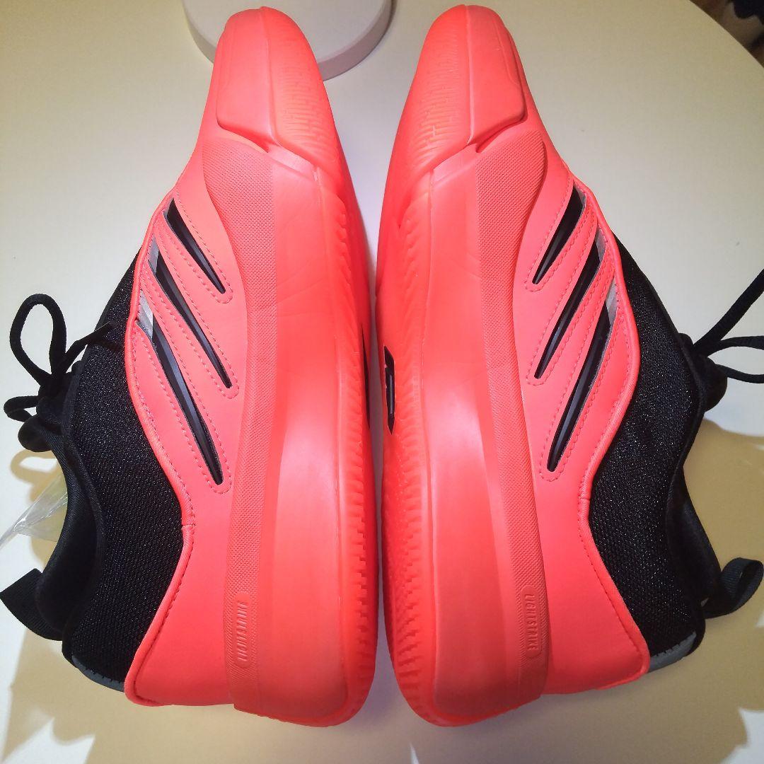 adidas バスケットボールシューズ オレンジ/ブラック 25.5 美品