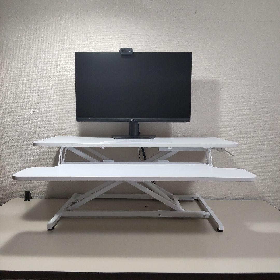 ERGOMAKER スタンディングデスク 卓上ガス圧昇降式