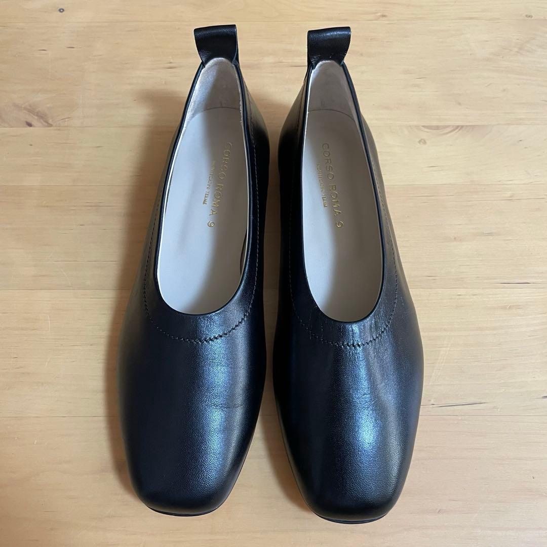 ✨新品未使用品✨定価2.4万　CORSO ROMA9 フラットパンプス　23.5