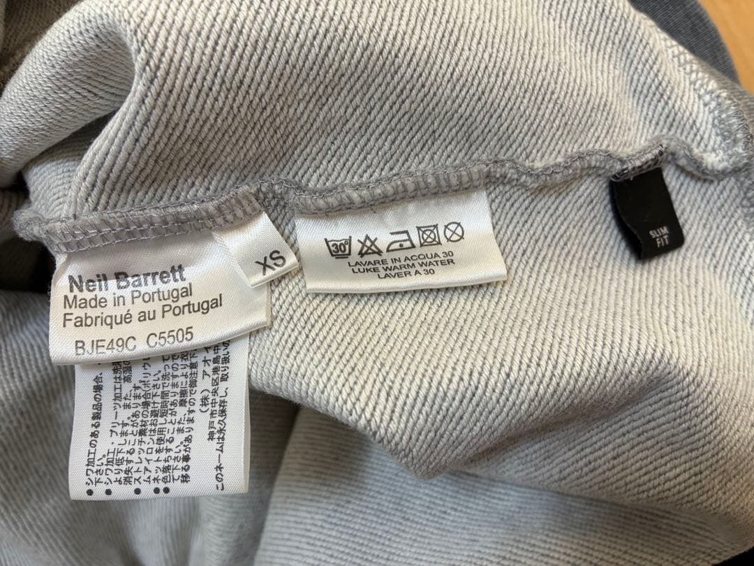 NEIL BARRETT ニールバレット　切り替え　スウェット　XS