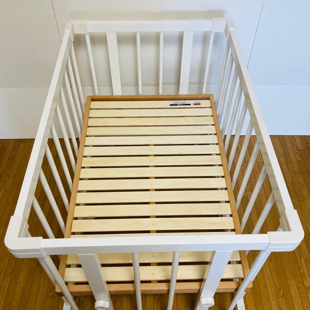 【美品】ファルスカ　ミニジョイントベッド　ネオ　工具不要　マットレス、シーツ付