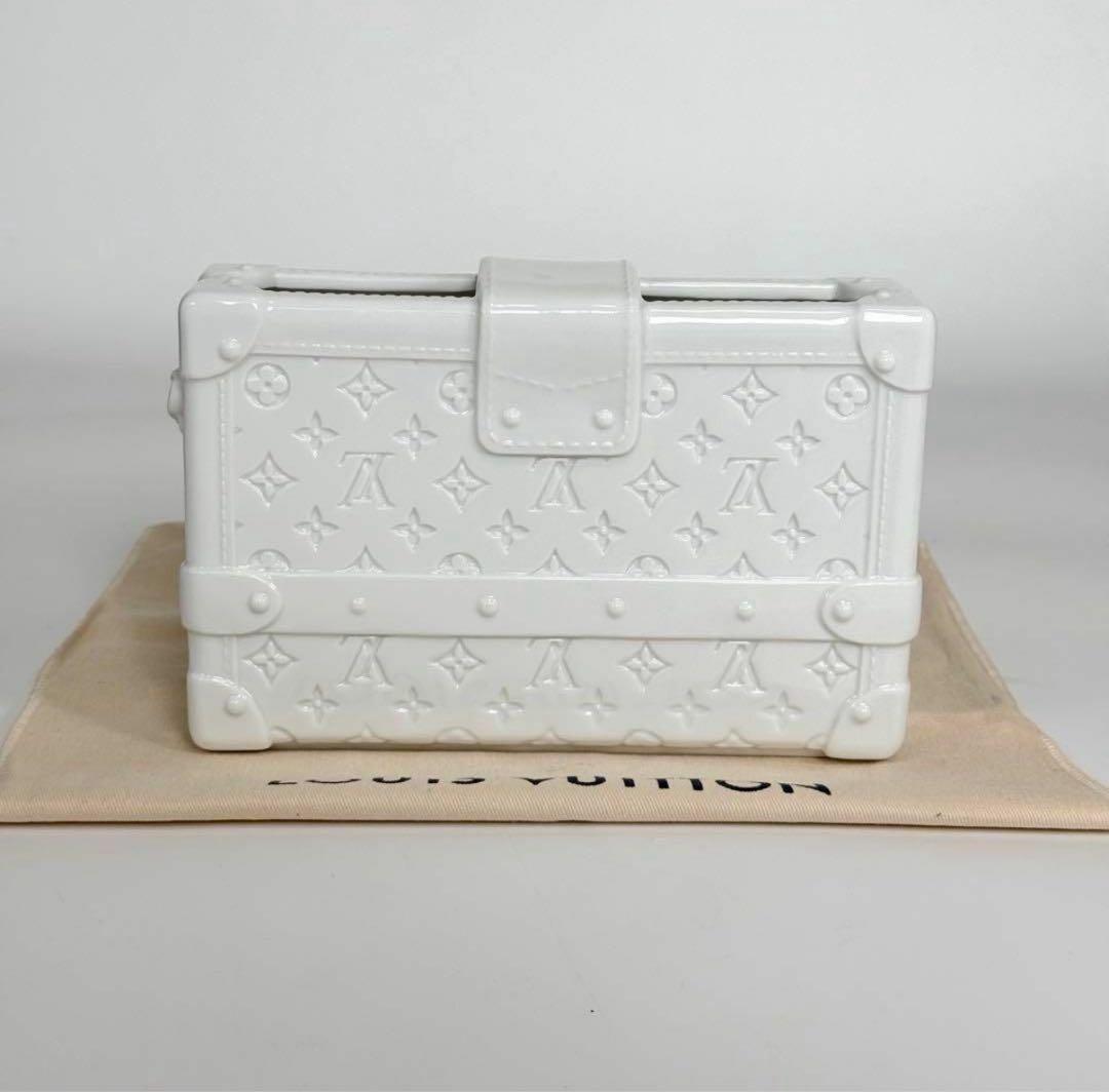 現行　ルイヴィトン　ヴェース・プティット マル ポーセリン　花瓶　置物　オブジェ