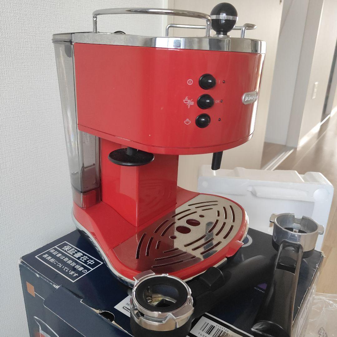 デロンギ エスプレッソ・カプチーノメーカー ECO310R アイコナレッド