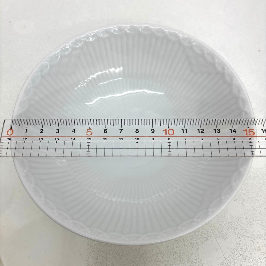 ロイヤルコペンハーゲン ホワイトフルーテッド ディッシュ皿 5枚 ボウルセット