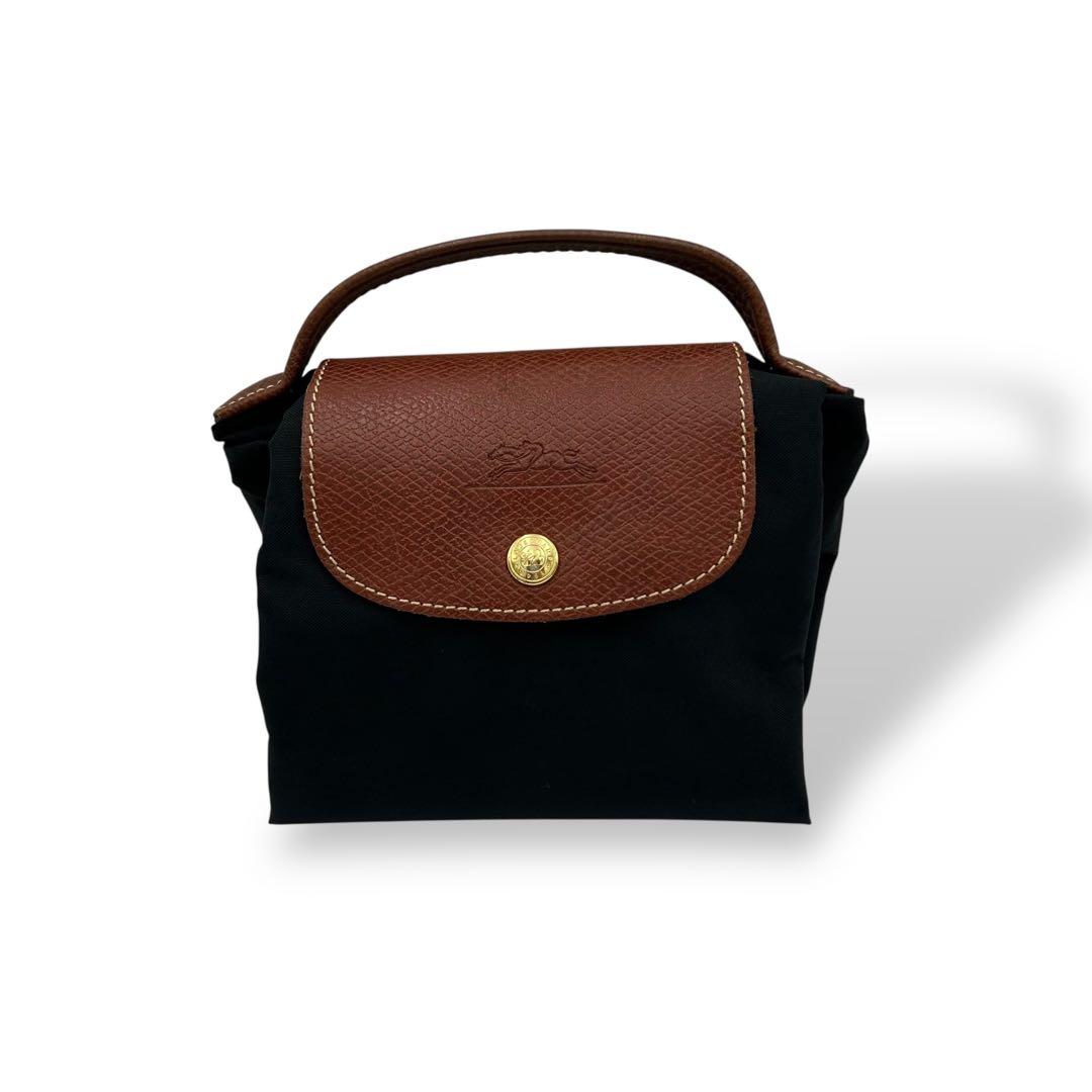 美品✨ LONGCHAMP ロンシャン プリアージュ トートバッグ ブラック