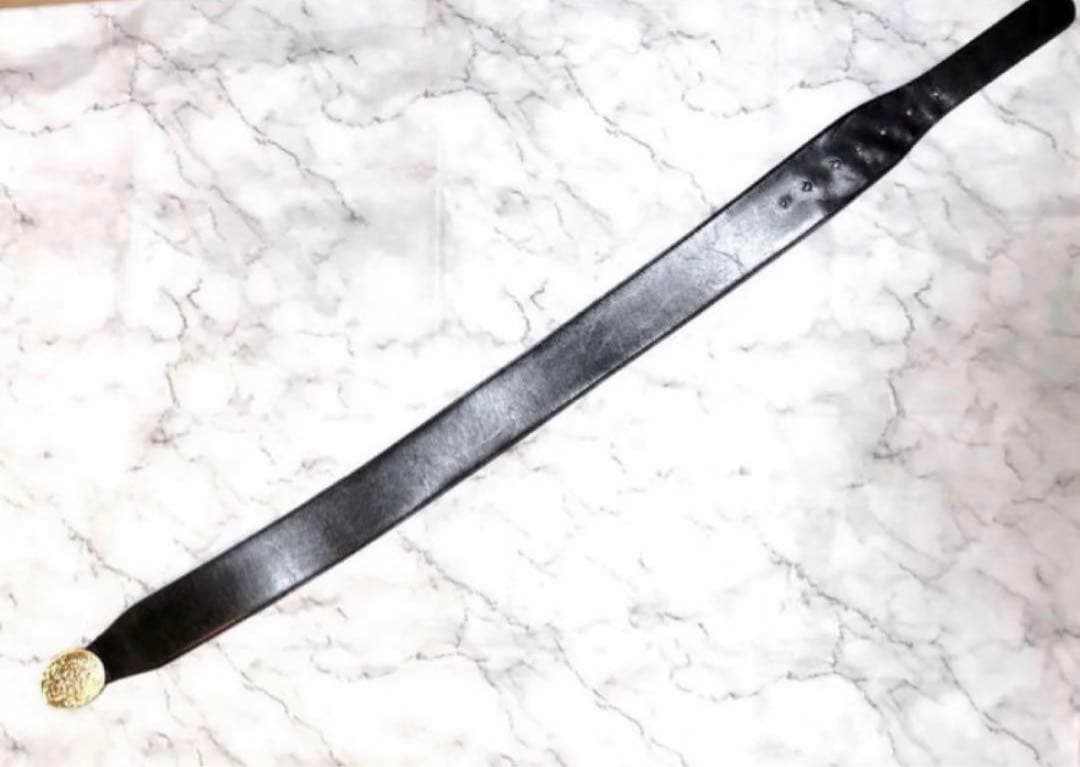 【レア】オールド　セリーヌ　ヴィンテージ　ベルト　ゴールド　マカダム　本革