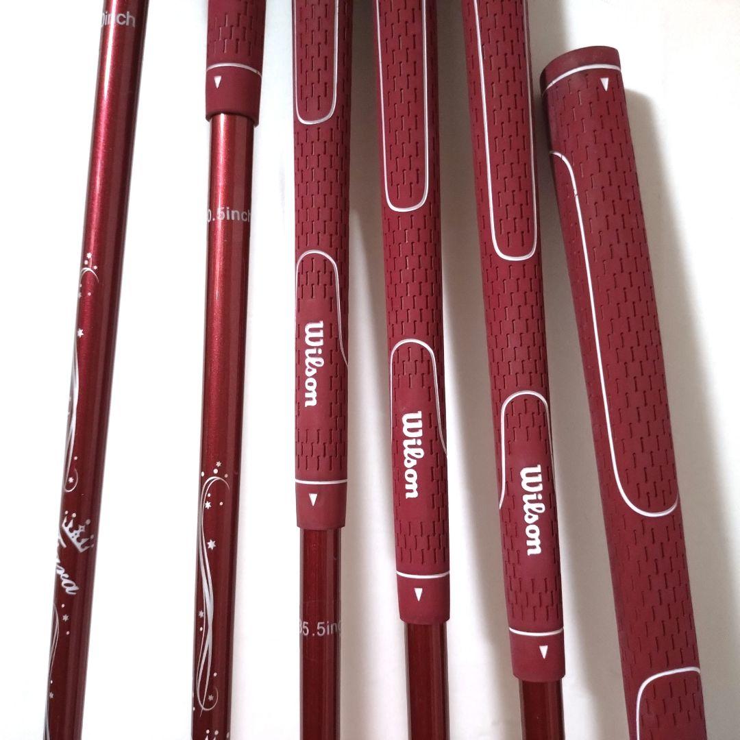 美品　Wilson　Tiara is　レディース　ゴルフクラブセット　FILA