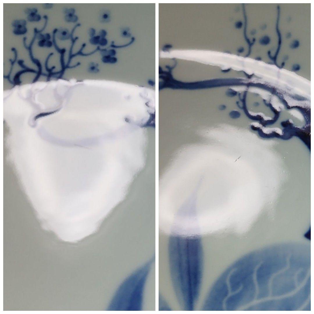 【未使用】Meissen ブルーオーキッド 18.5cmプレート 6枚セット