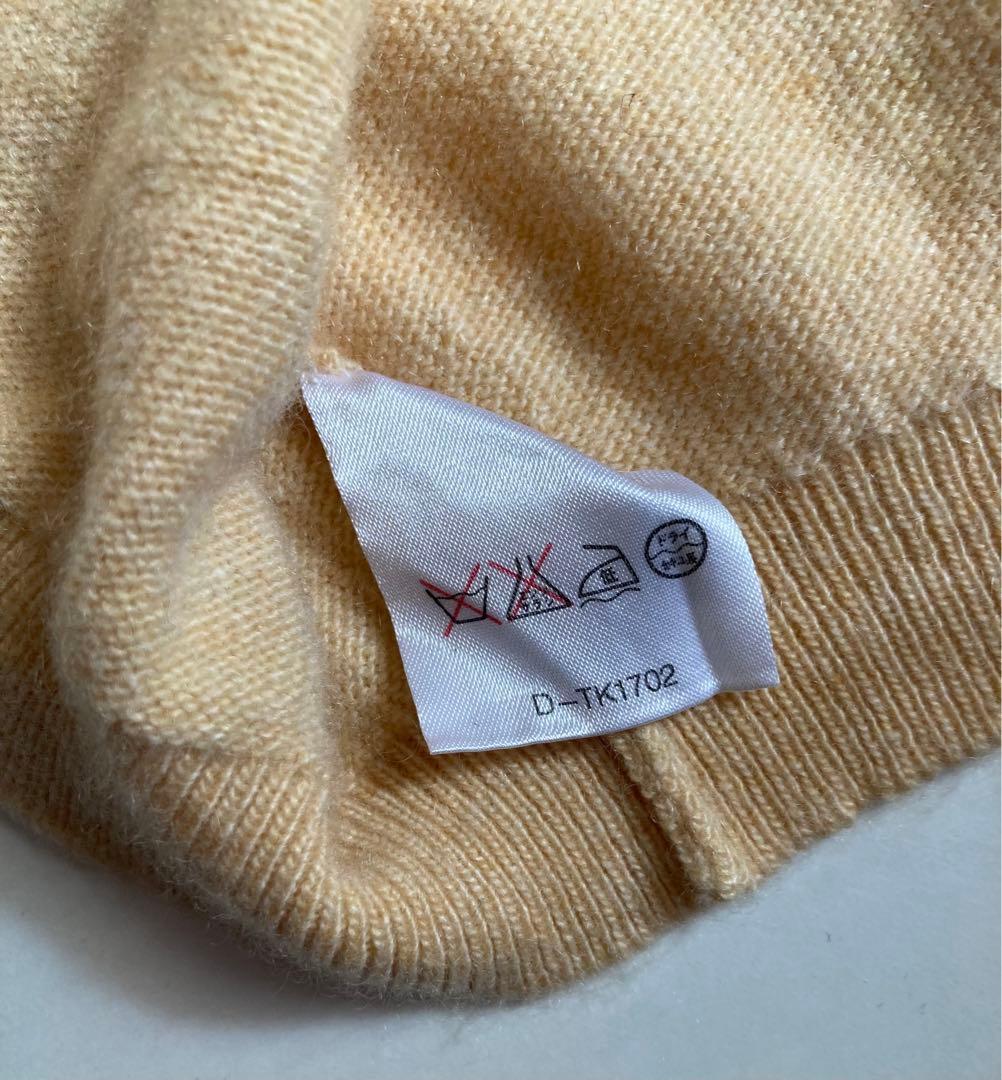 BALLANTYNE バランタイン カシミヤ襟付きカーディガン スコットランド製