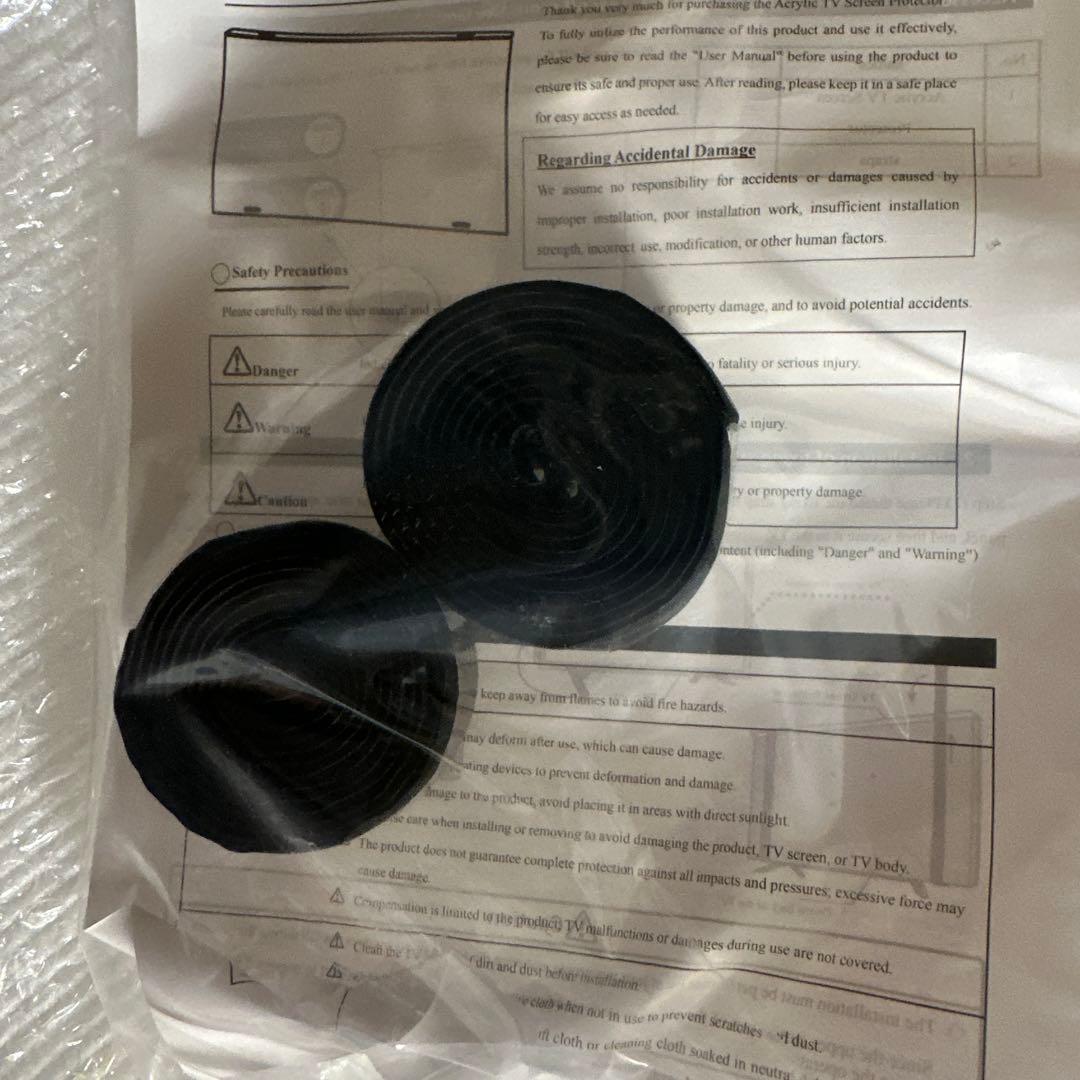 55インチ液晶テレビ用保護パネル　有機EL