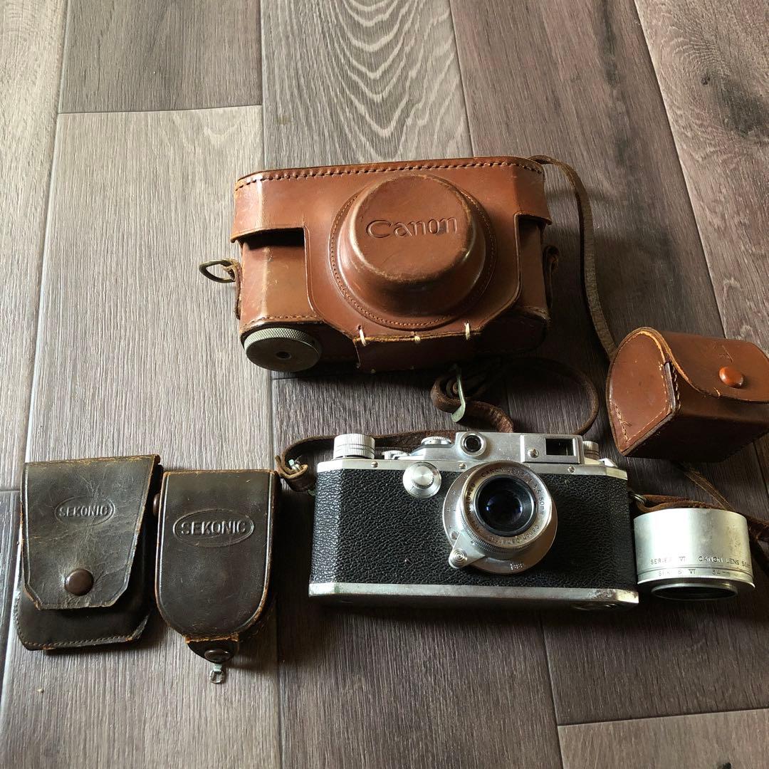 Canon f3.5 50mm フィルムカメラ 1946年頃製