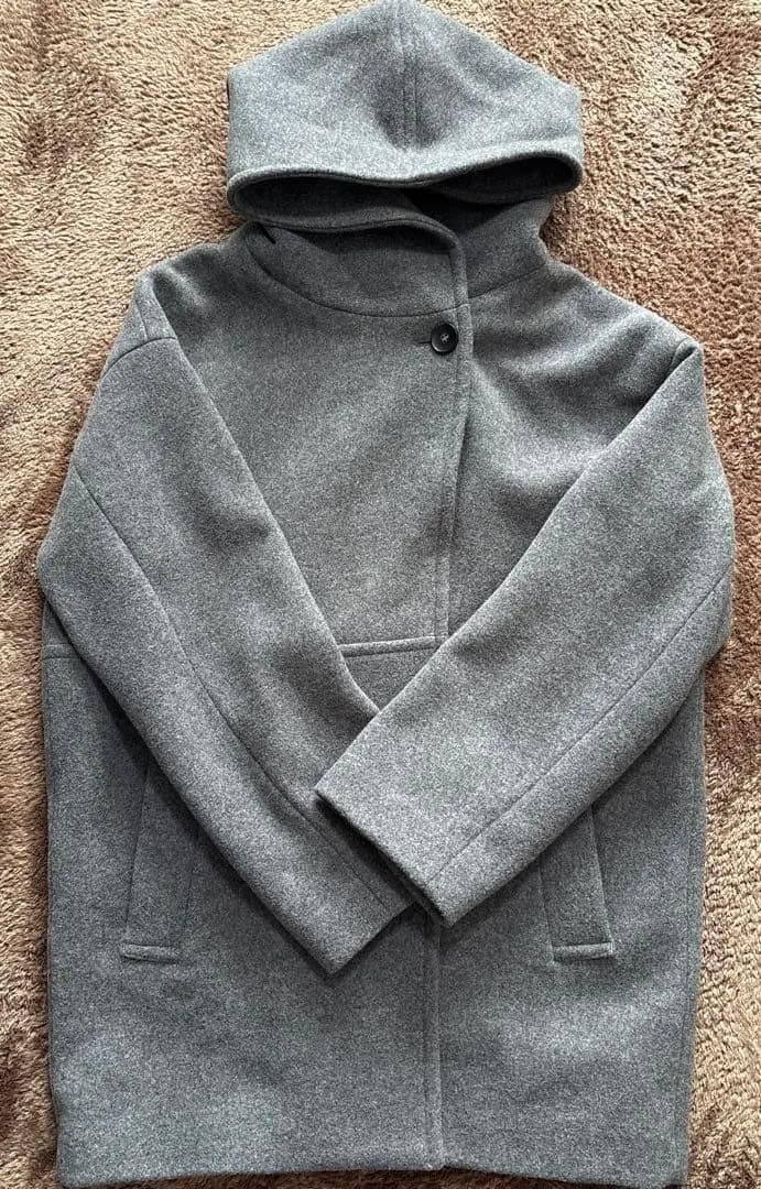 スーパー140モッサフードコート　グレー38 サイズ