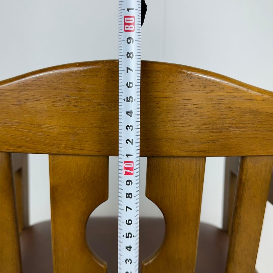 karimoku ダイニングチェア ブラウン　子供用チェア