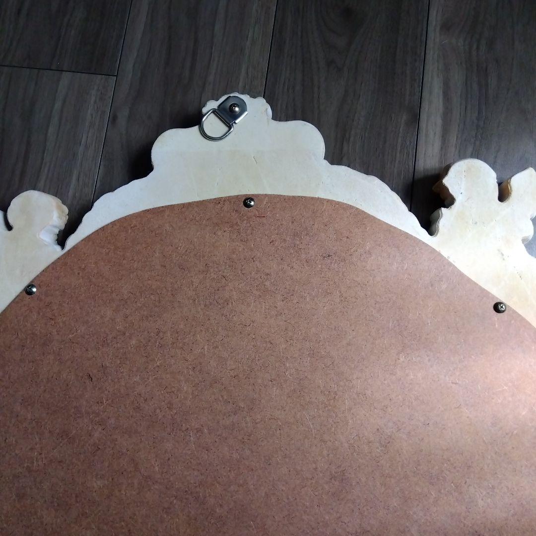 ウォールミラー　鏡　yamazaki7777様　天使　エンジェル　可愛い　ロココ