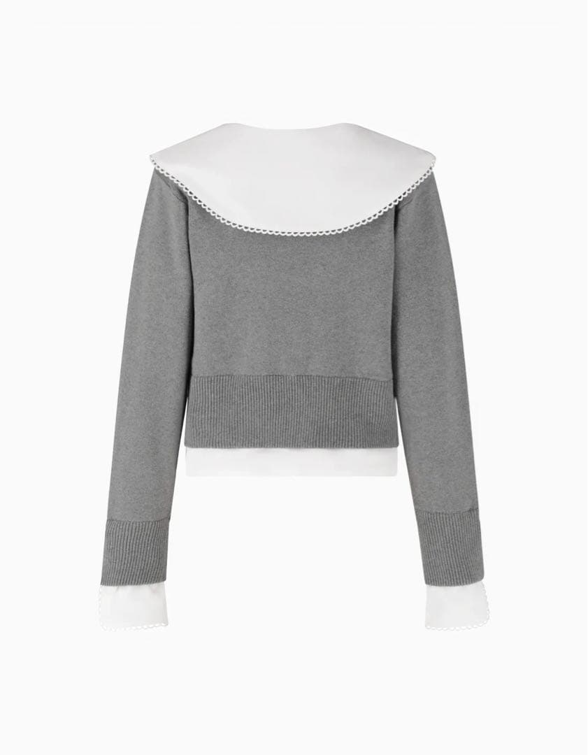 【美品】bibiy. PATTY PILGRIM TOP GRAY グレー