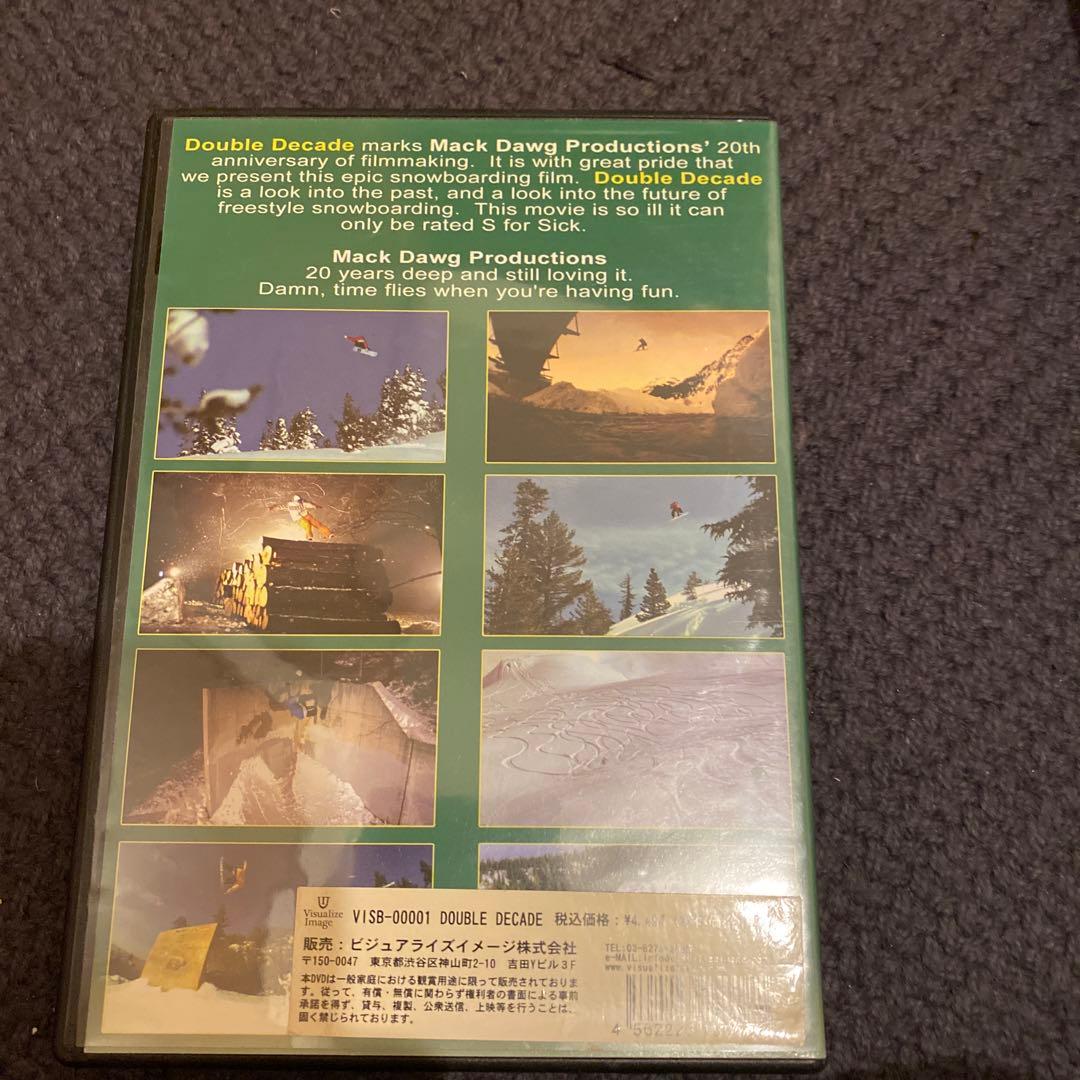 スノーボード DOUBLE DECADE DVD