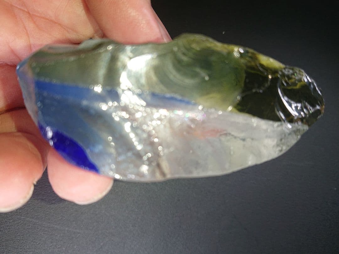 超希少■幸運の象徴■三種の神器マルチカラー・スリーカラーMIXアンダラクリスタル