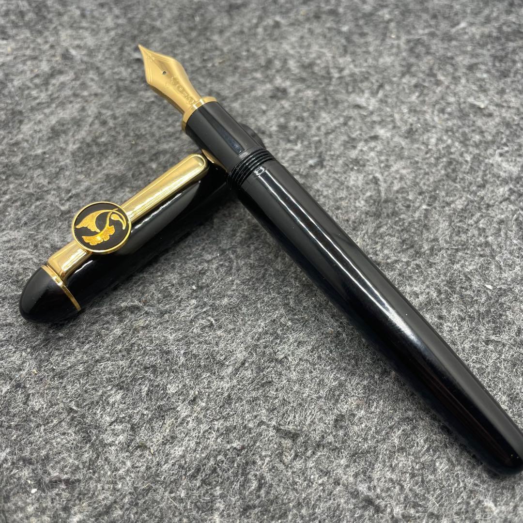 PE1226□プラチナ万年筆 万年筆 #3776 光助作 肥後象嵌 箱付き