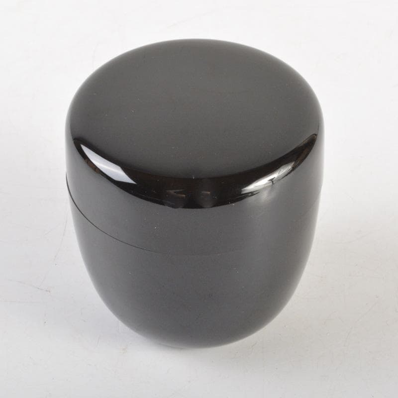 茶道具　黒漆　棗　桐箱付　V　6271