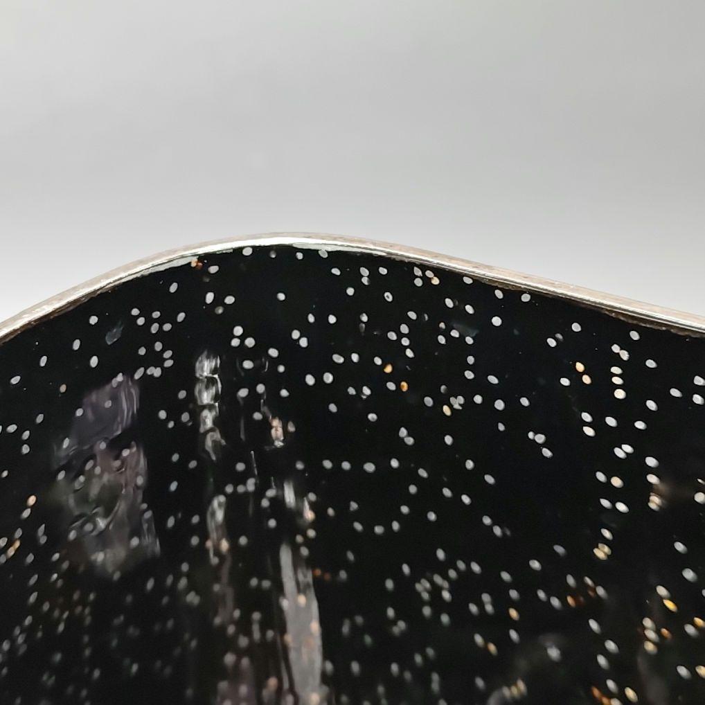 イ604 水指『 輪島塗 四代 大徹 造 八井汎親 あすなろ網代 水指 共箱 』