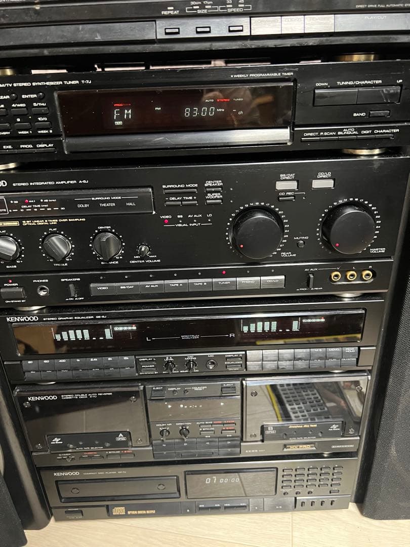 希少ケンウッドROXYシステムコンポA-5Jシリーズ5Jメンテナンス済み動作品