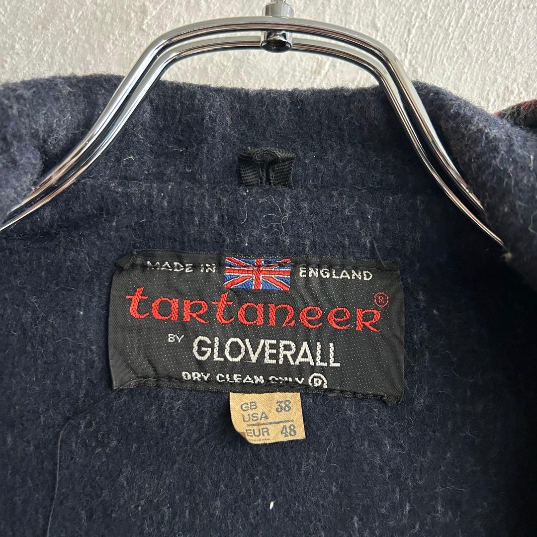 70S イングランド製 gloverall tartaneer ダッフルコート