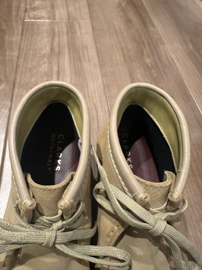 CLARKS ワラビーブーツ（ゴアテックス）ベージュ　サイズUS9（27cm）