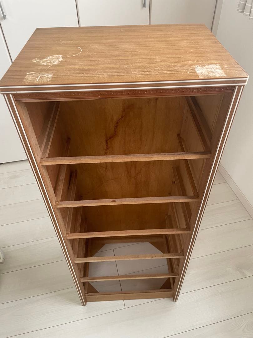 昭和レトロ花柄　タンス　6段 レア