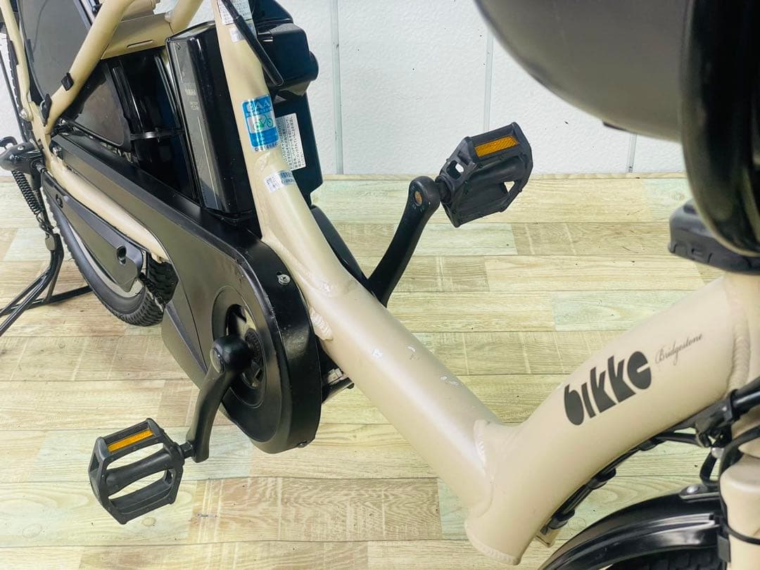 3069ブリヂストン１２.3アンペア3人乗り対応子供乗せ　電動アシスト自転車