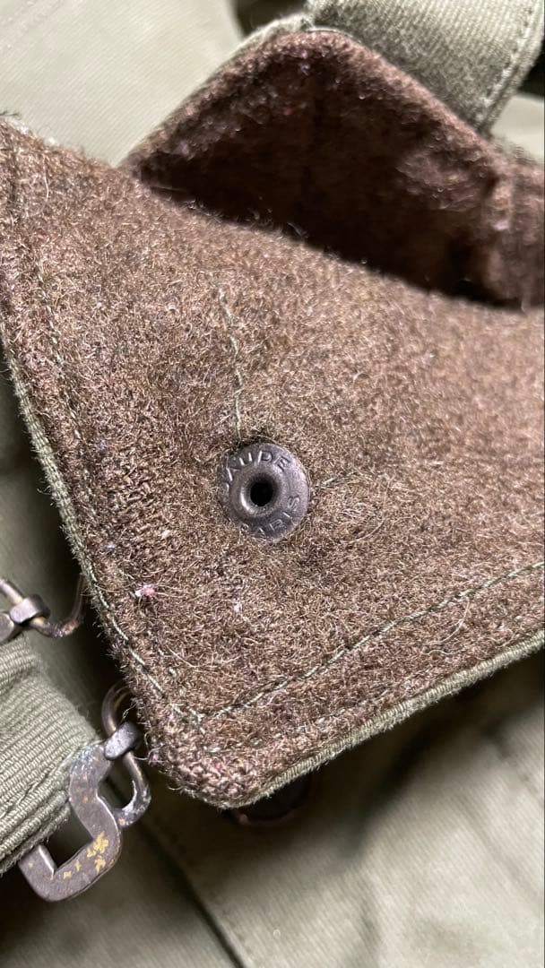 50s フランス海軍 デッキパンツ 防寒 極暖 オーバーパンツ 作業用