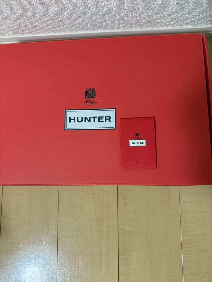 【新品・未使用】HUNTER 長靴 ブラック24cm UK5