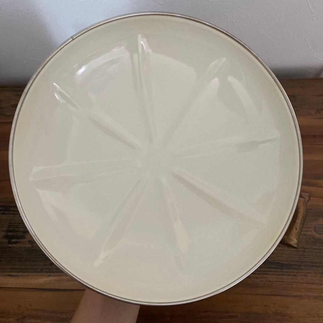 ラ*ネ様 希少　西ドイツ製　ASTA（Fissler)ホーロー両手鍋　バラ柄　ヴ