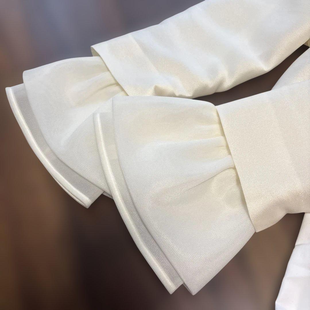 【週末限定価格】yori キティリボンボザムブラウス 36